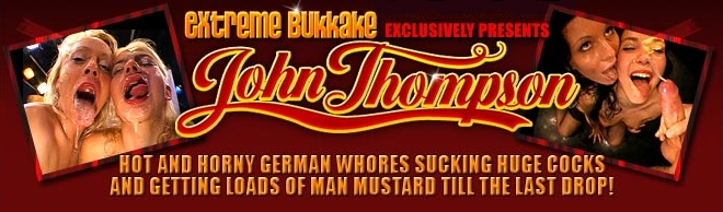 Extreme Bukkake German Cum Whores