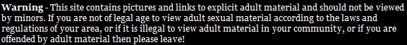 Pornsites Warning
